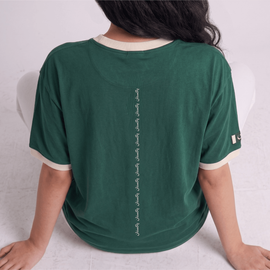 Heritage 1947 Collegiate Ringer Tee S - Premium Unisex Graphic T-Shirt | LEKSI Pakistan