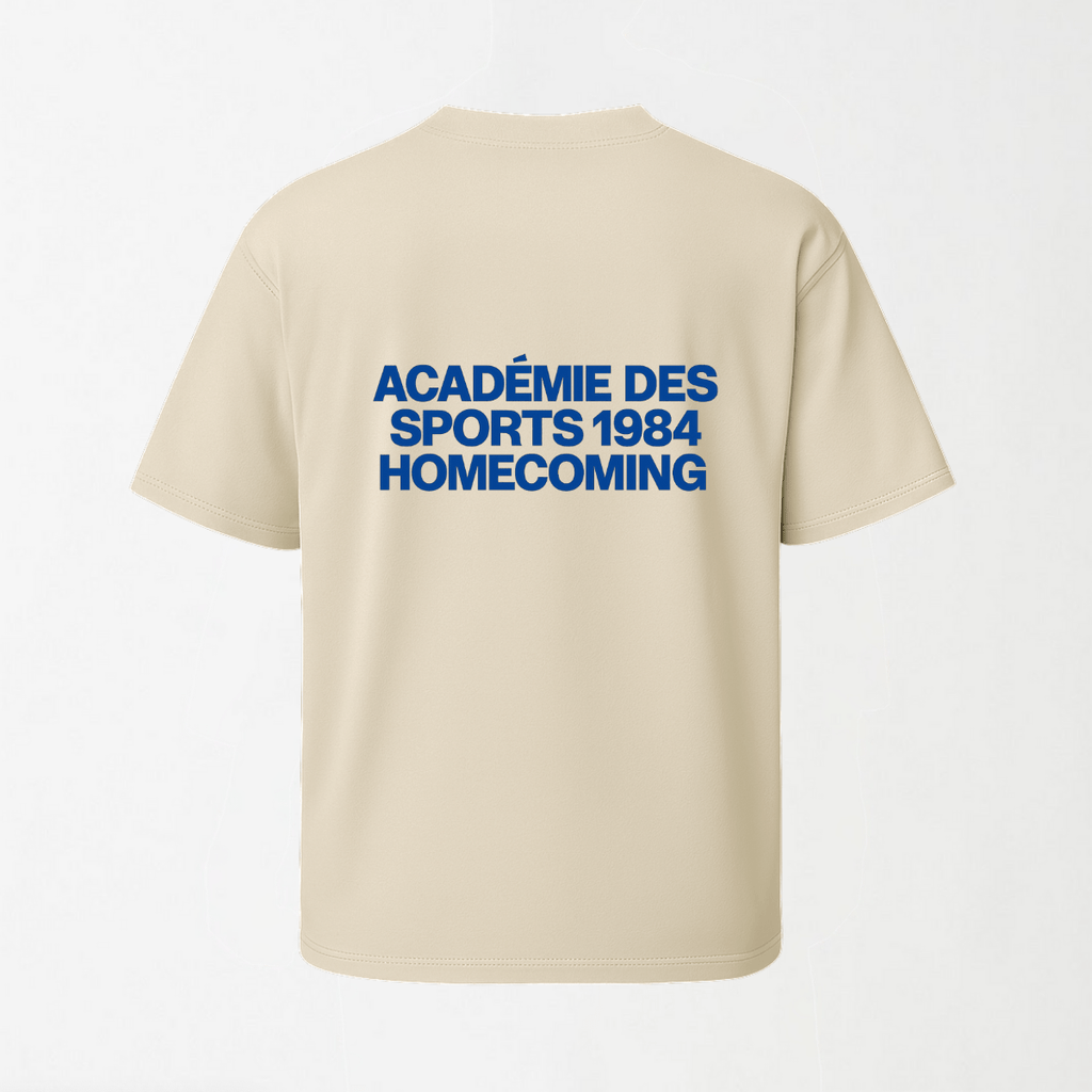 Homecoming 1984 - Round Neck Unisex T Shirt S - Premium Unisex Graphic T-Shirt | LEKSI Pakistan