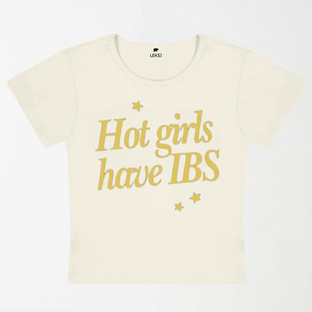 Hot Girls Have IBS Y2K Baby Tee XXS - Premium Unisex | LEKSI Pakistan