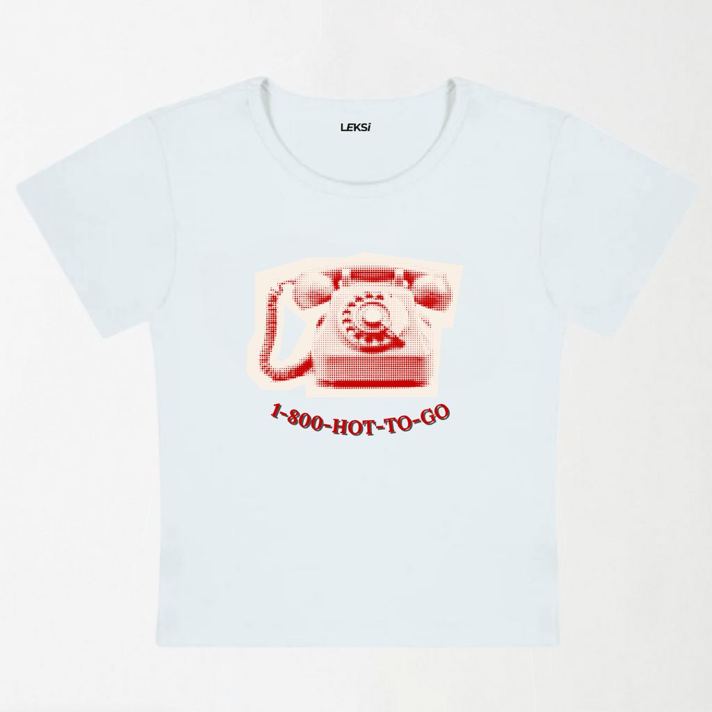 Hot To Go Y2K Baby Tee XXS - Premium Unisex | LEKSI Pakistan