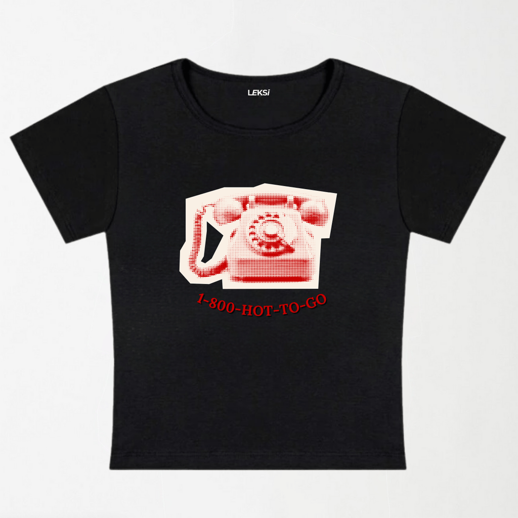 Hot To Go Y2K Baby Tee XXS - Premium Unisex | LEKSI Pakistan