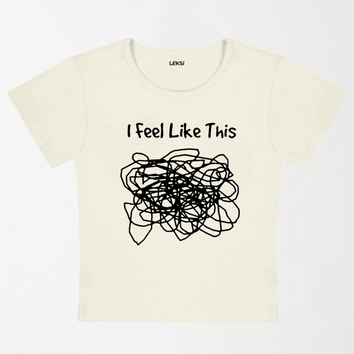 I Feel Like This Y2K Baby Tee XXS - Premium Unisex | LEKSI Pakistan