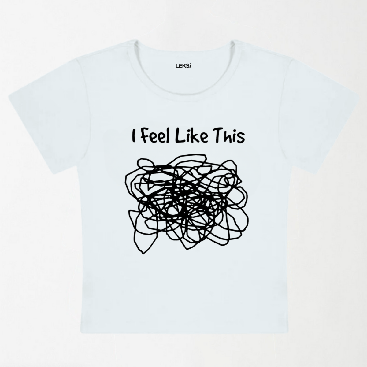 I Feel Like This Y2K Baby Tee XXS - Premium Unisex | LEKSI Pakistan