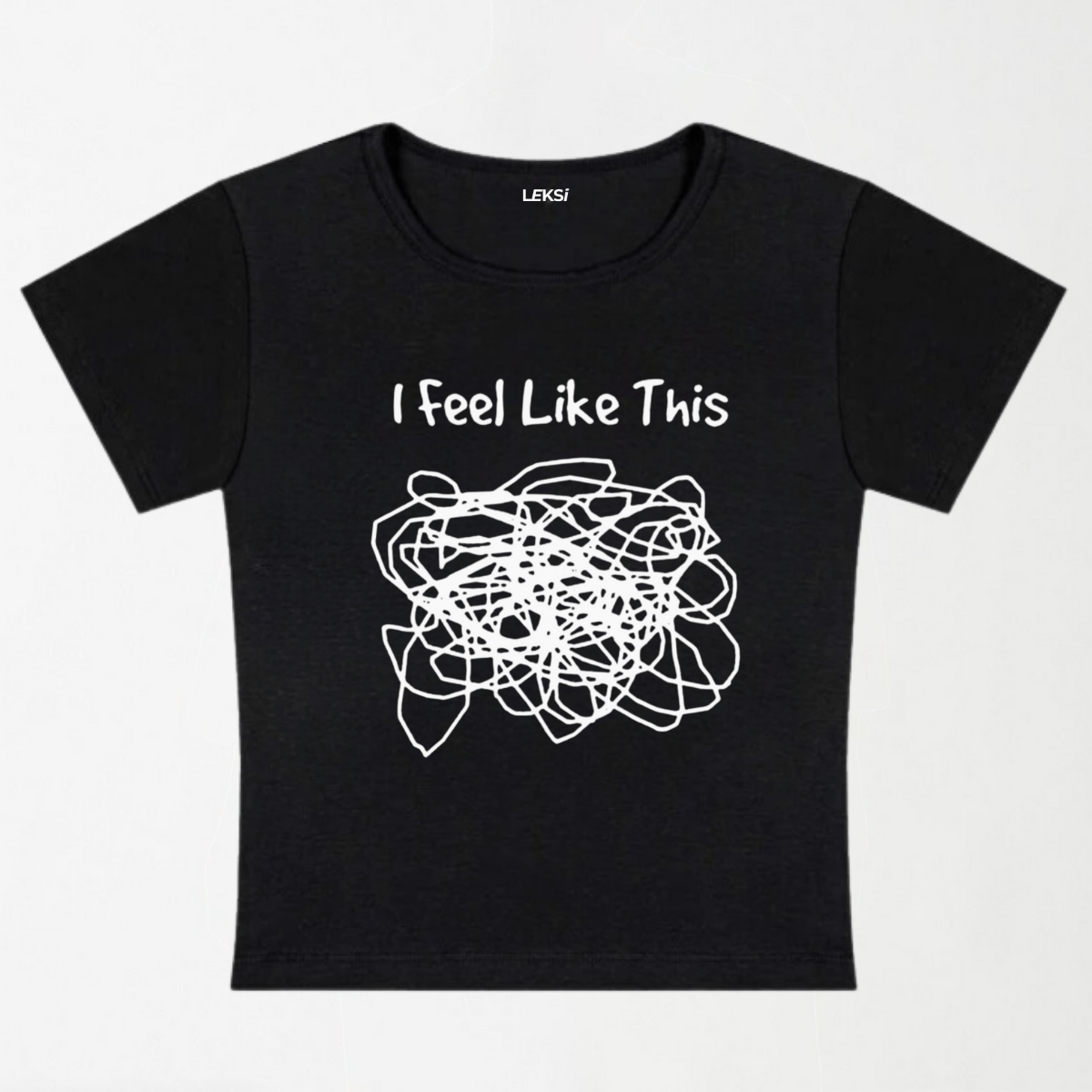 I Feel Like This Y2K Baby Tee XXS - Premium Unisex | LEKSI Pakistan
