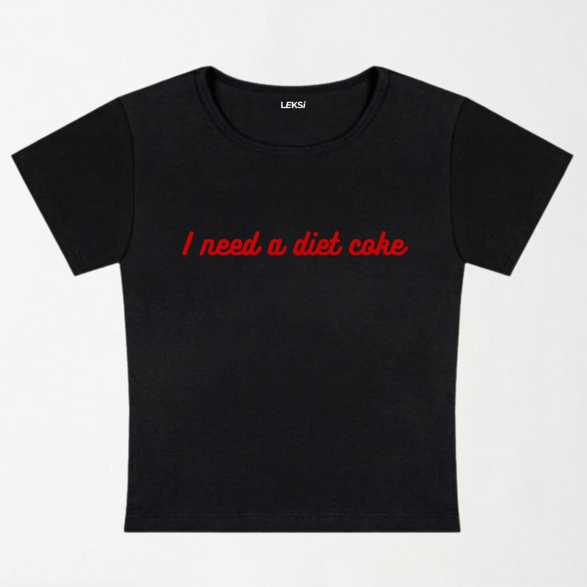 I Need A Diet Coke Y2K Baby Tee XXS - Premium Unisex | LEKSI Pakistan
