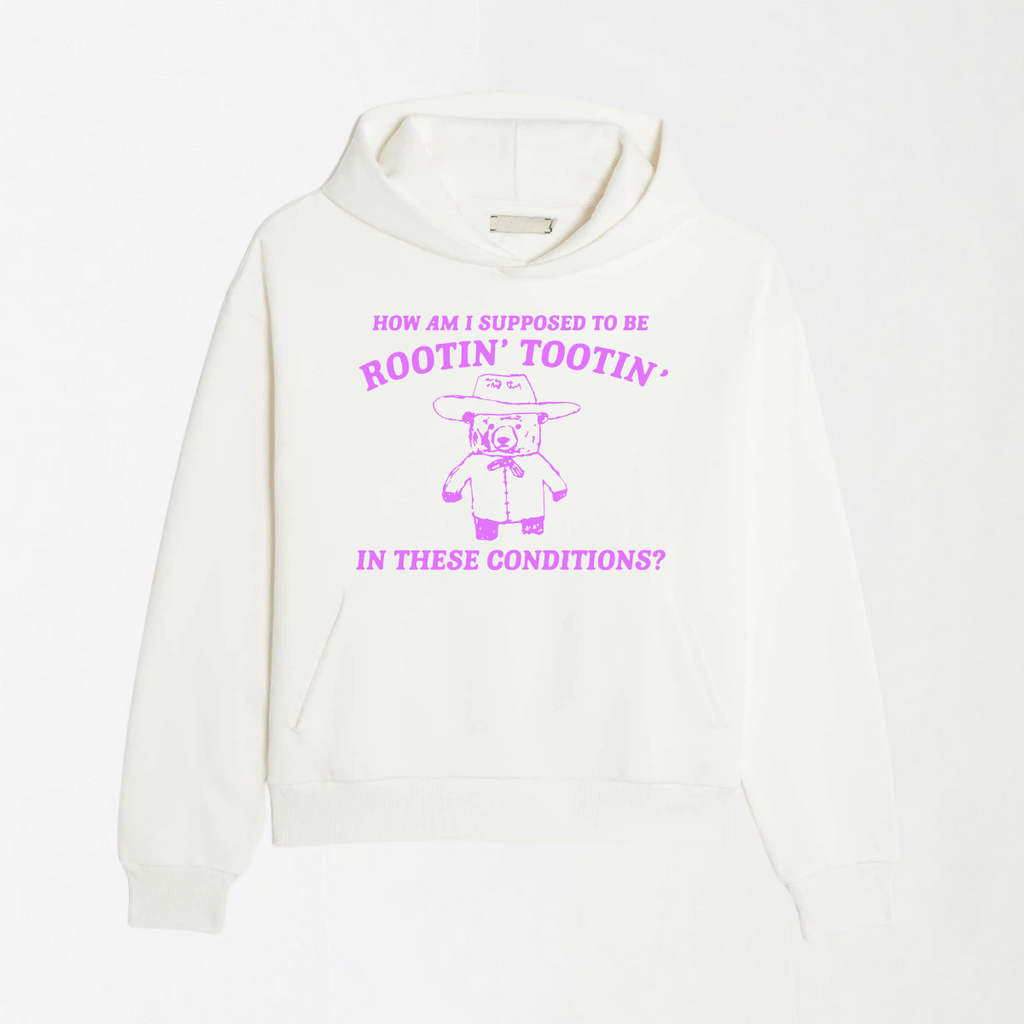 I Suppposed To Be Rootin' Tootin' - Graphic Hoodie S - Premium Unisex | LEKSI Pakistan