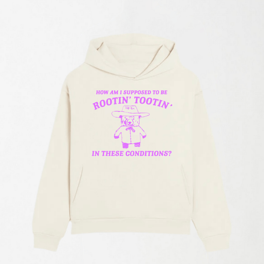 I Suppposed To Be Rootin' Tootin' - Graphic Hoodie S - Premium Unisex | LEKSI Pakistan