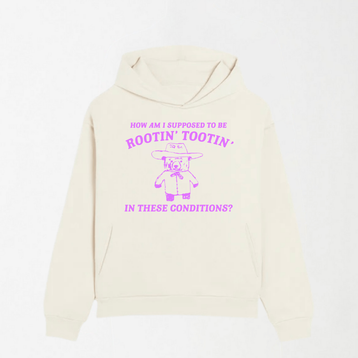 I Suppposed To Be Rootin' Tootin' - Graphic Hoodie S - Premium Unisex | LEKSI Pakistan