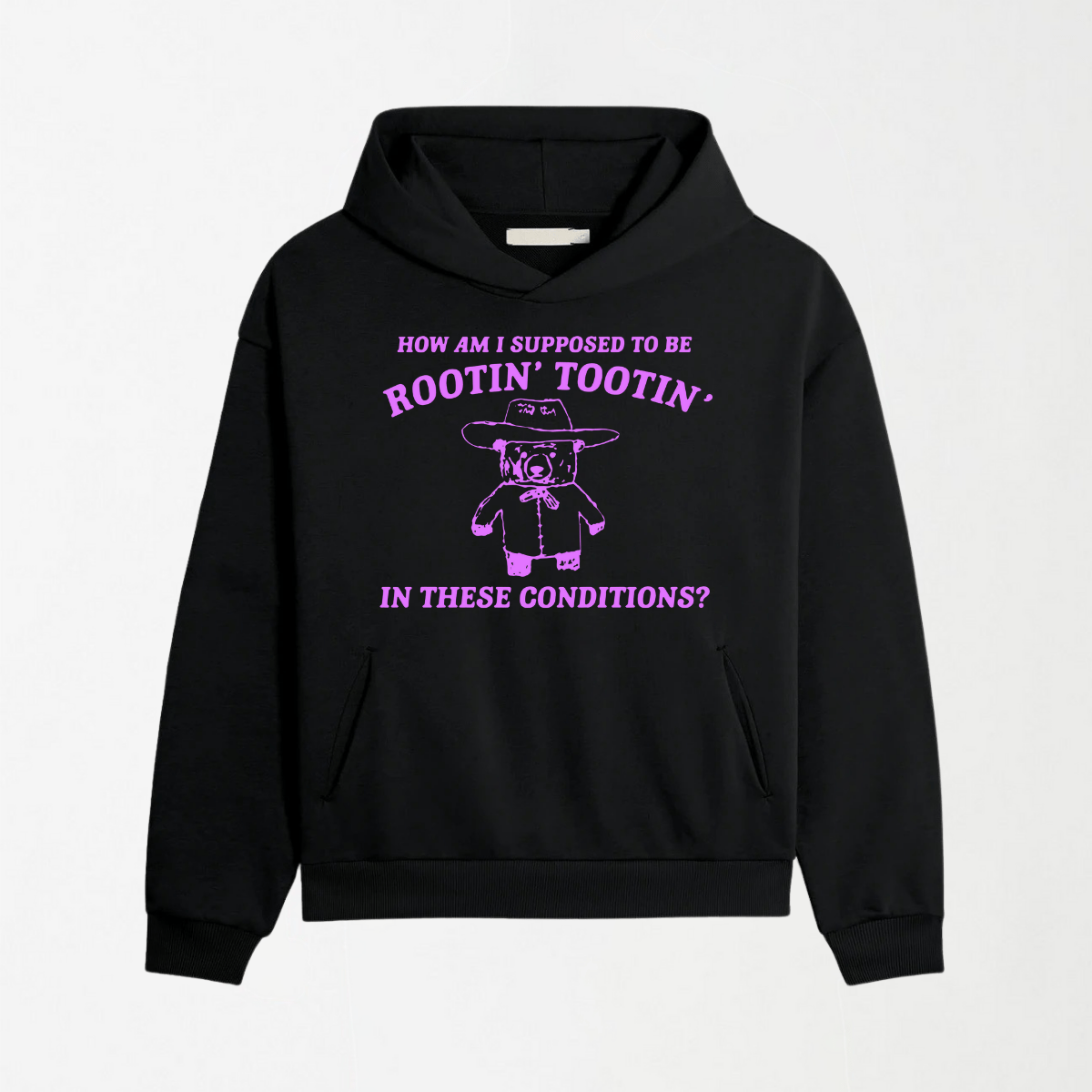 I Suppposed To Be Rootin' Tootin' - Graphic Hoodie S - Premium Unisex | LEKSI Pakistan