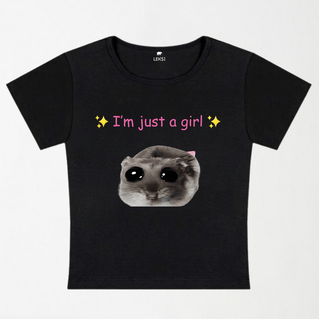 I'm A Girl Y2K Baby Tee XXS - Premium Unisex | LEKSI Pakistan