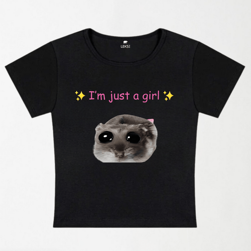 I'm A Girl Y2K Baby Tee XXS - Premium Unisex | LEKSI Pakistan