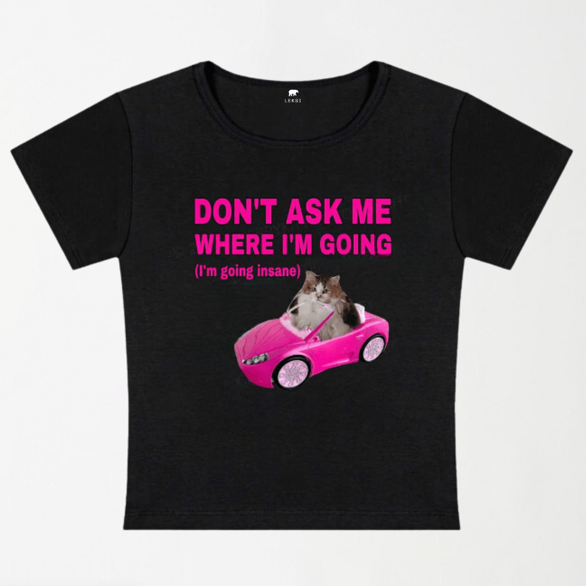 I'm Going Insane Y2K Baby Tee XXS - Premium Unisex | LEKSI Pakistan