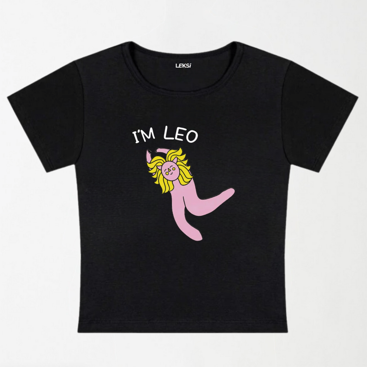 I'M Leo Y2K Baby Tee XXS - Premium Unisex | LEKSI Pakistan