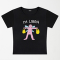 I'M Libra Y2K Baby Tee XXS - Premium Unisex | LEKSI Pakistan