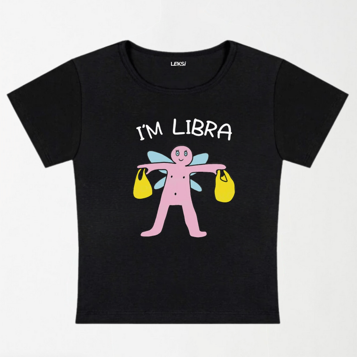I'M Libra Y2K Baby Tee XXS - Premium Unisex | LEKSI Pakistan