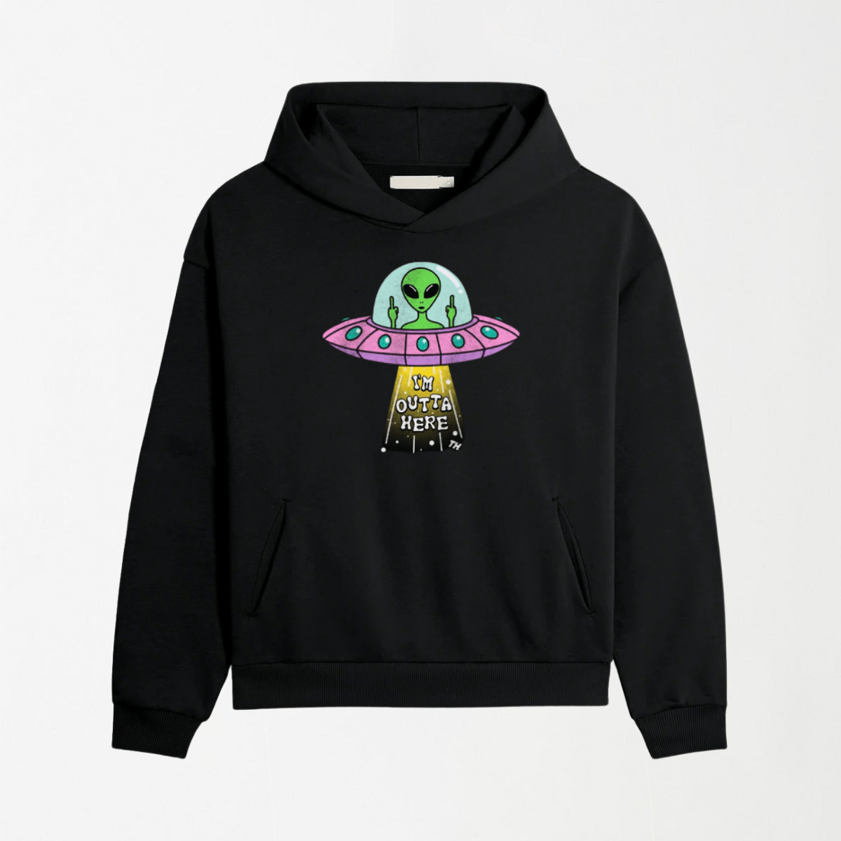 I'm Outta Here - Graphic Hoodie S - Premium Unisex | LEKSI Pakistan