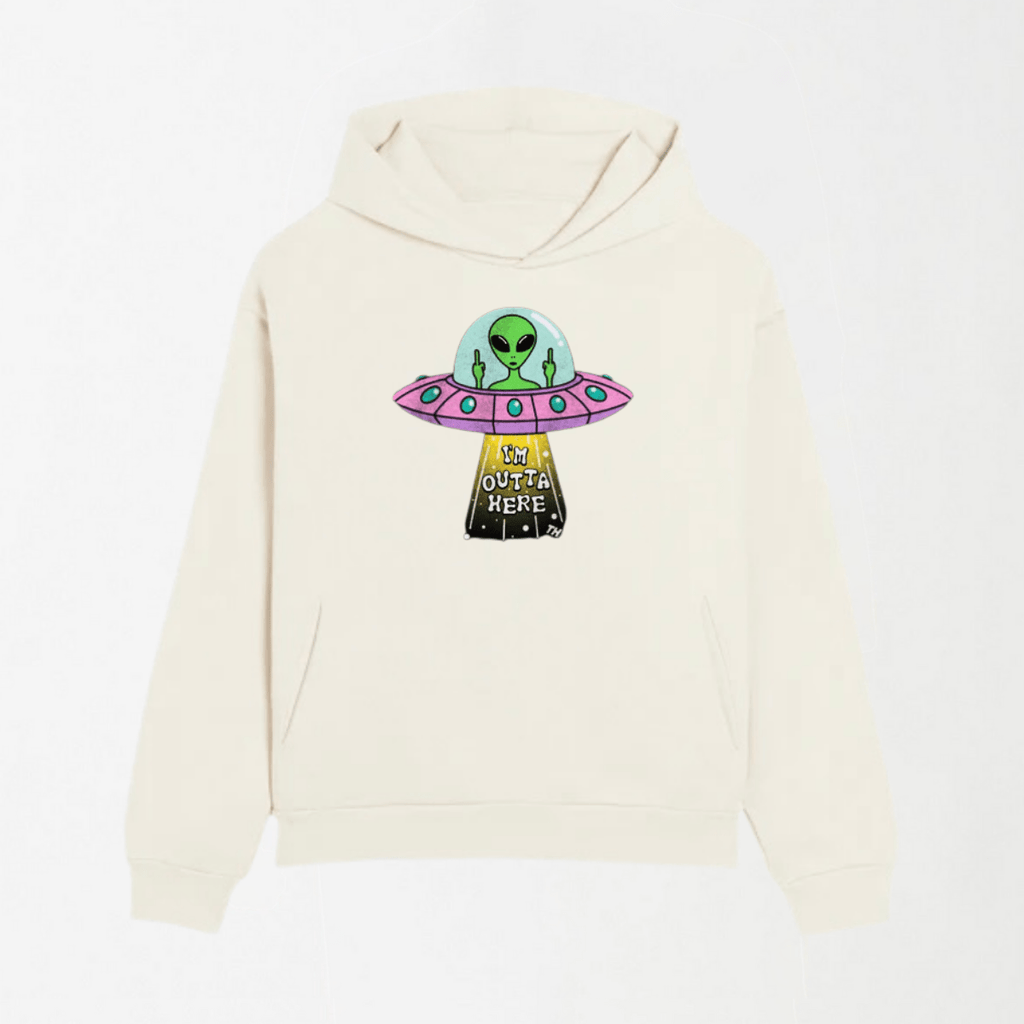 I'm Outta Here - Graphic Hoodie S - Premium Unisex | LEKSI Pakistan
