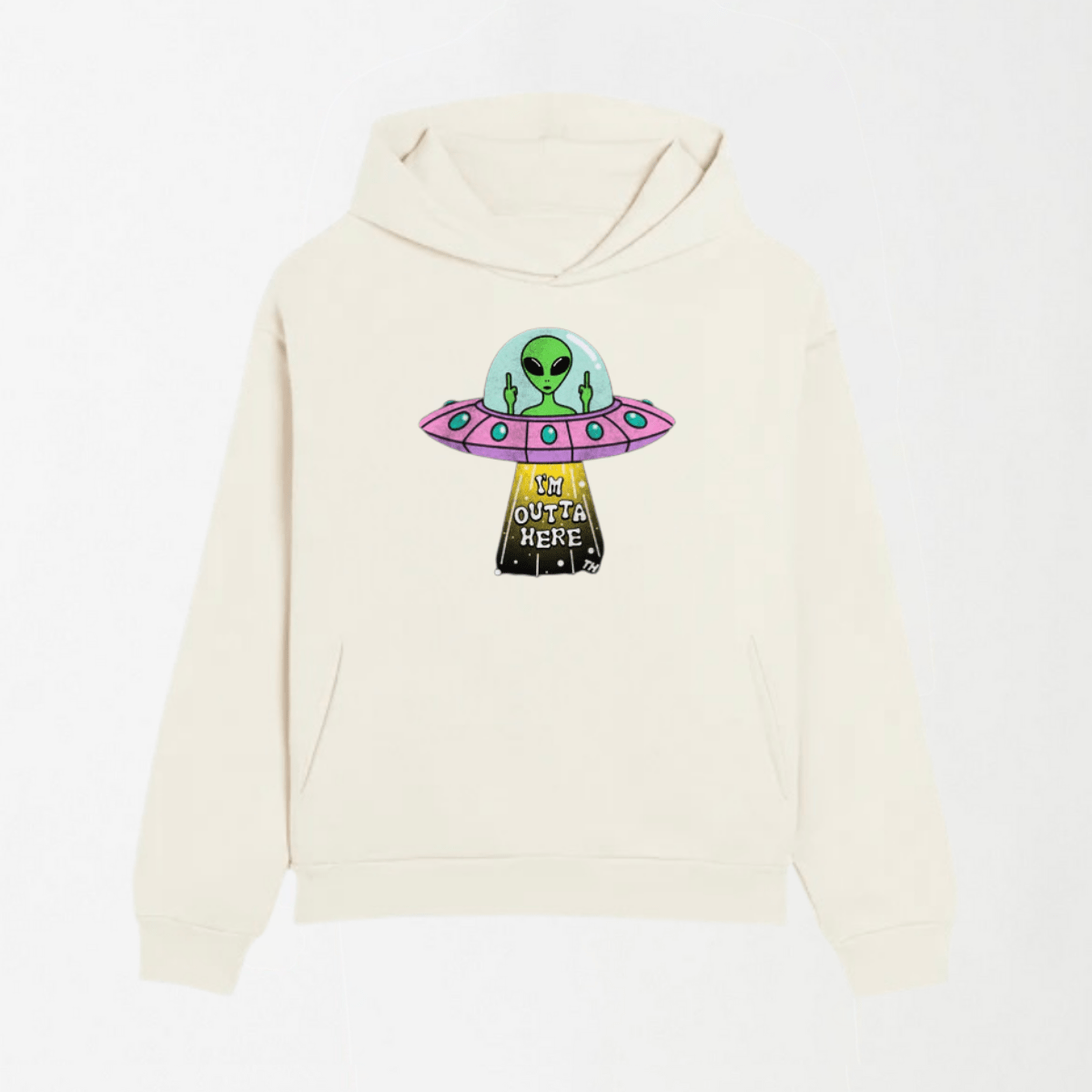 I'm Outta Here - Graphic Hoodie S - Premium Unisex | LEKSI Pakistan