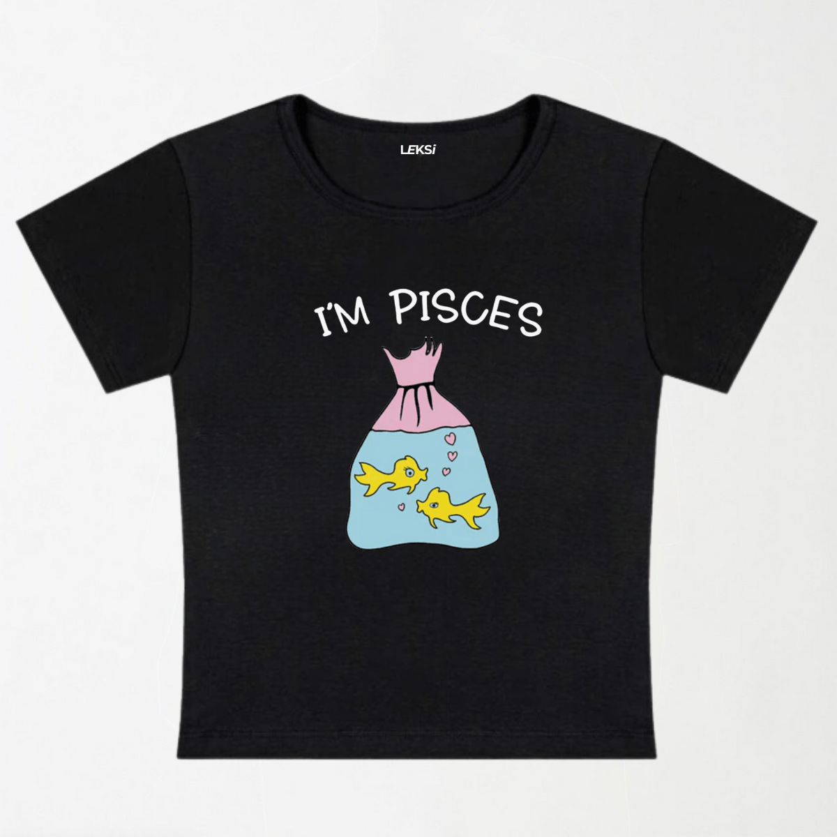 I'M Pisces Y2K Baby Tee XXS - Premium Unisex | LEKSI Pakistan