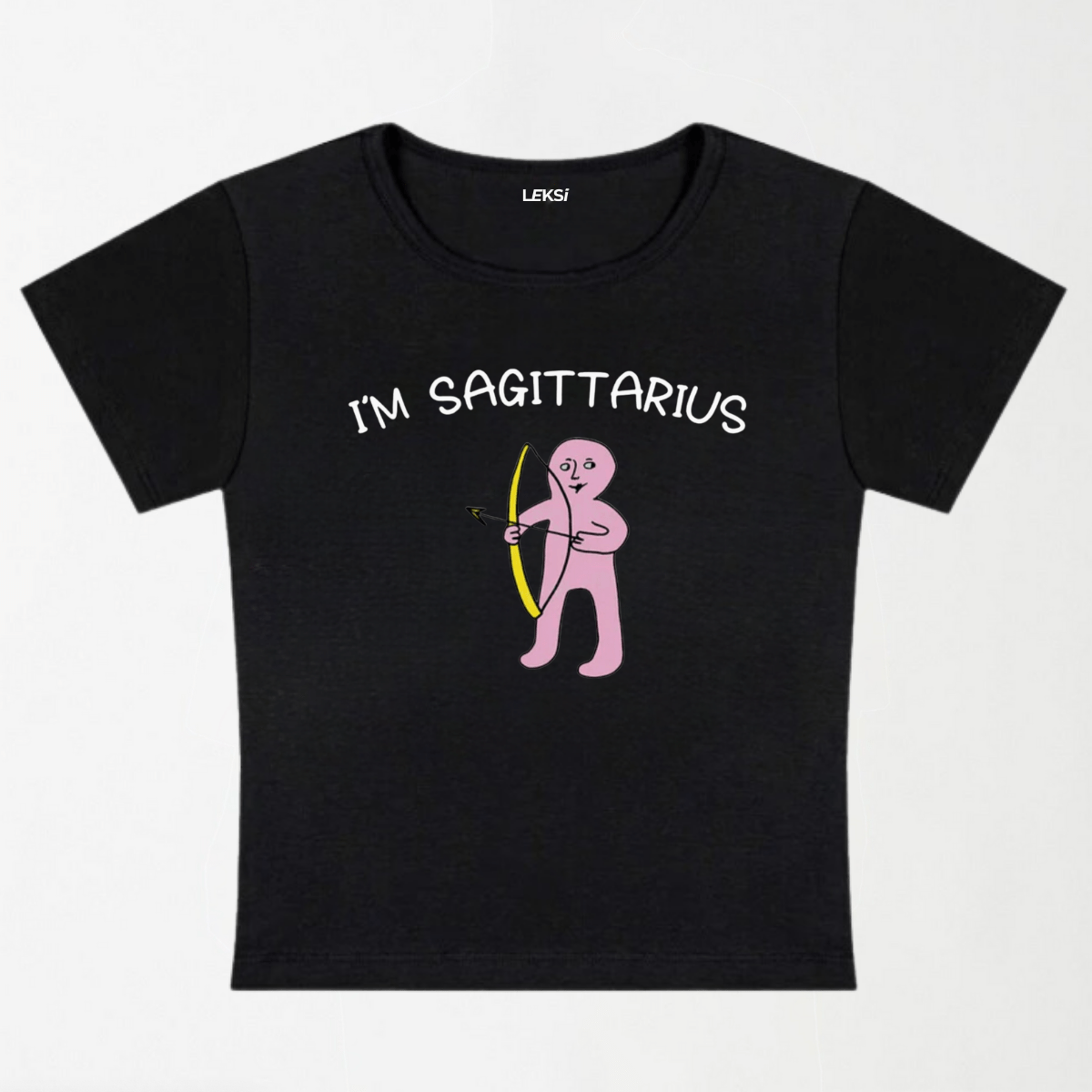 I'M Sagittarius Y2K Baby Tee XXS - Premium Unisex | LEKSI Pakistan