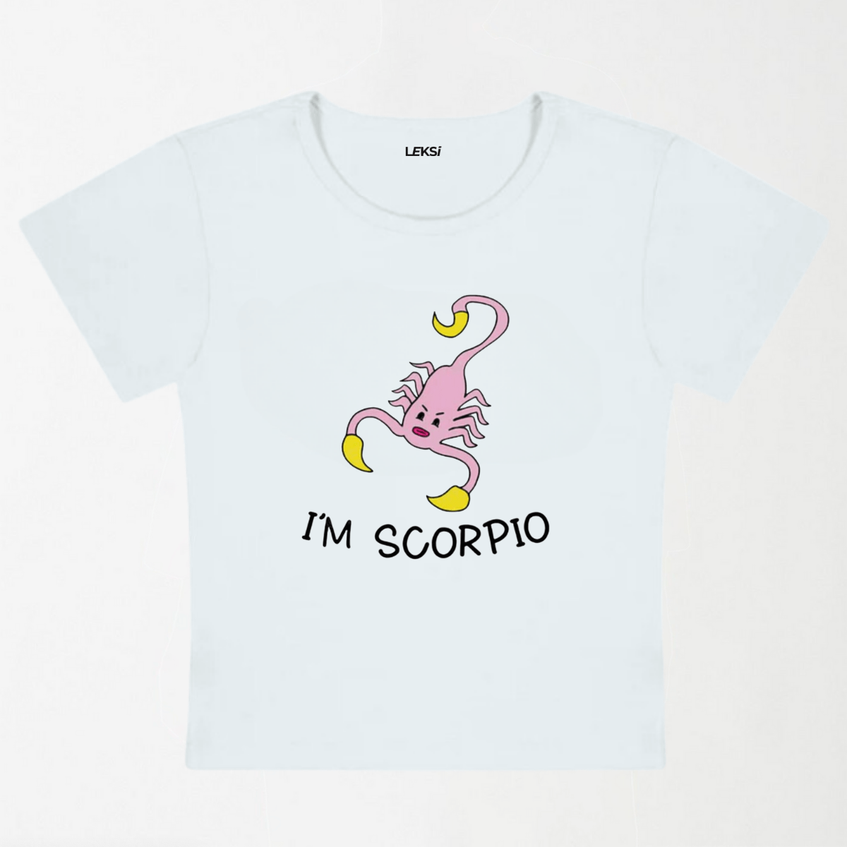 I'M Scorpio Y2K Baby Tee XXS - Premium Unisex | LEKSI Pakistan