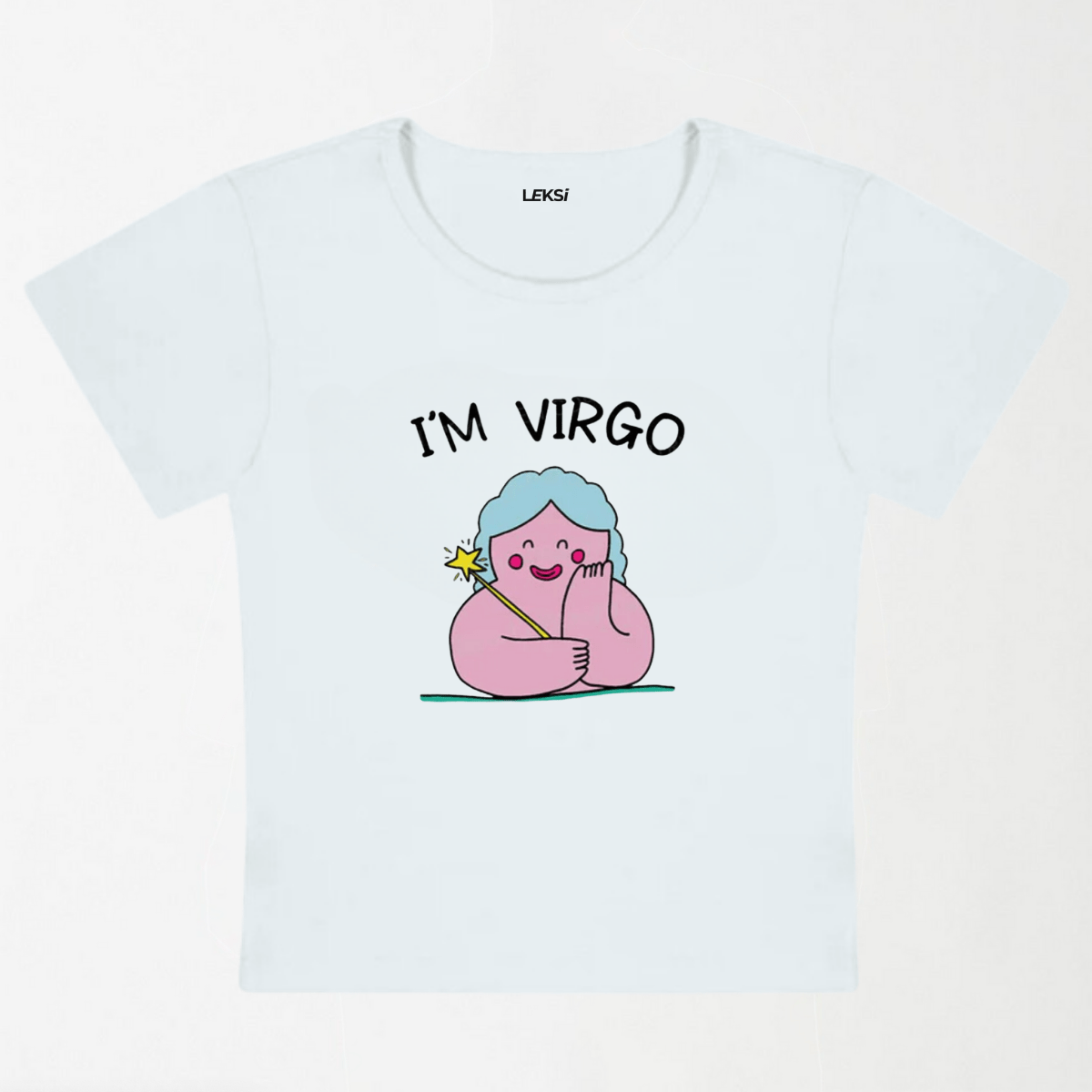 I'M Virgo Y2K Baby Tee XXS - Premium Unisex | LEKSI Pakistan