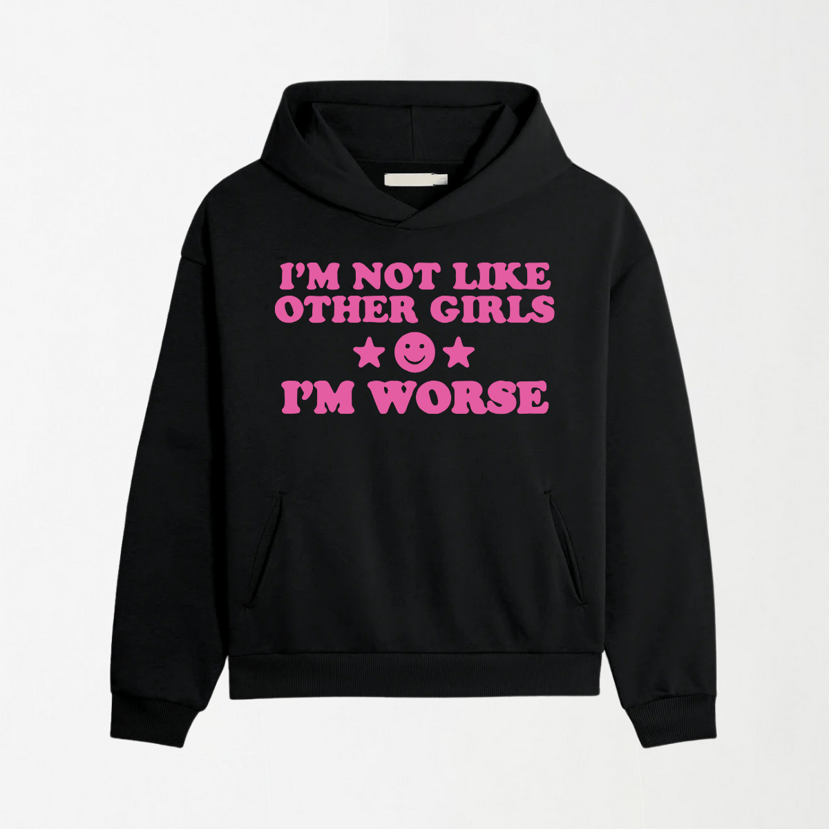 I'm Worse - Graphic Hoodie S - Premium Unisex | LEKSI Pakistan