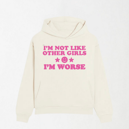 I'm Worse - Graphic Hoodie