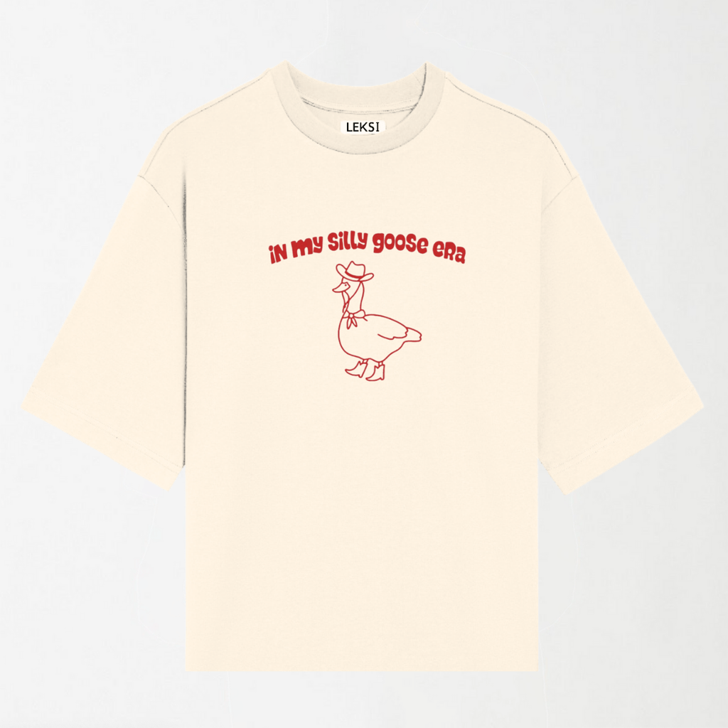 In My Silly Goose Era - Round Neck Unisex T Shirt S - Premium Unisex Graphic T-Shirt | LEKSI Pakistan