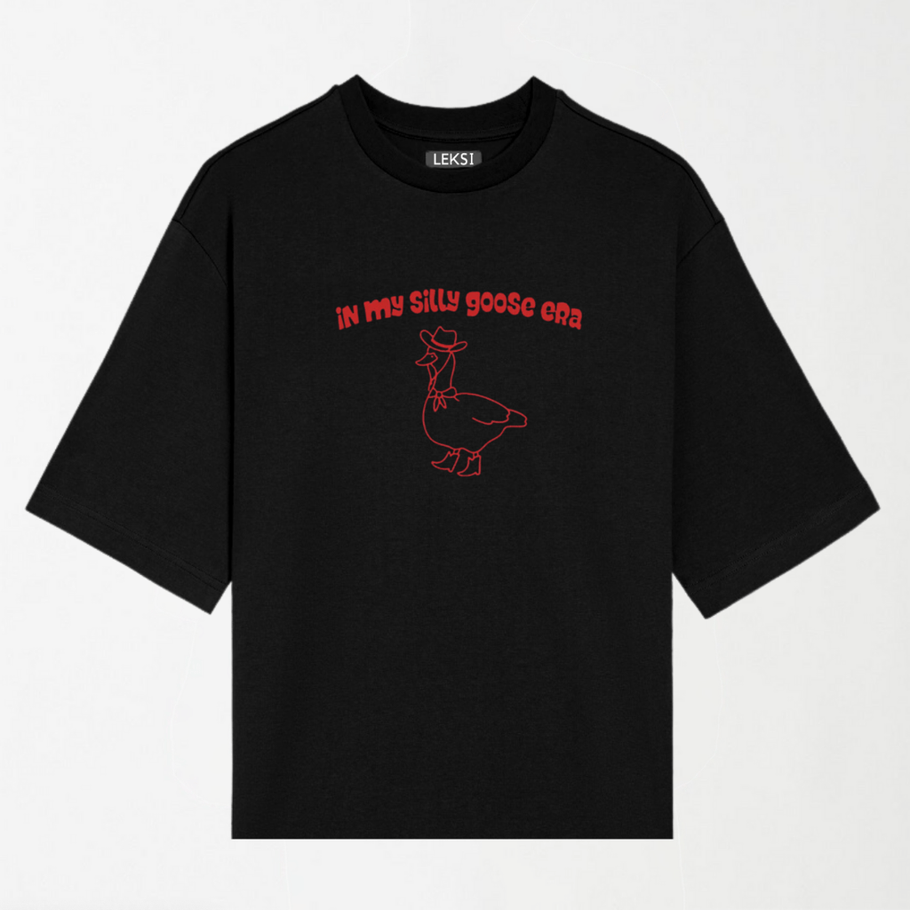 In My Silly Goose Era - Round Neck Unisex T Shirt S - Premium Unisex Graphic T-Shirt | LEKSI Pakistan