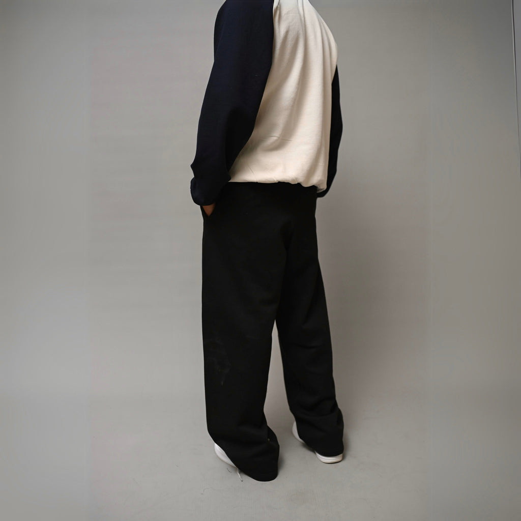 Jet Black Unisex Straight Leg Pants XS - Premium Unisex Straight - Leg Pants | LEKSI Pakistan