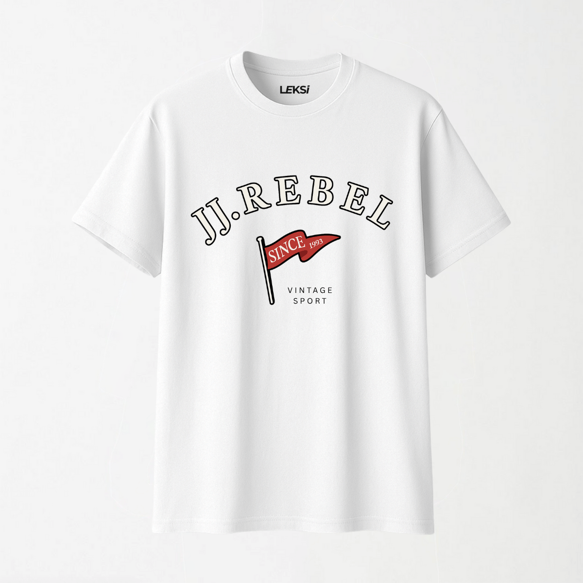 JJ REBEL - Round Neck Unisex T Shirt S - Premium Unisex Graphic T-Shirt | LEKSI Pakistan