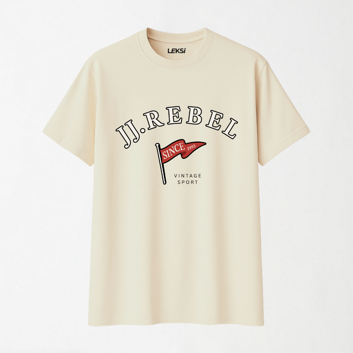 JJ REBEL - Round Neck Unisex T Shirt S - Premium Unisex Graphic T-Shirt | LEKSI Pakistan