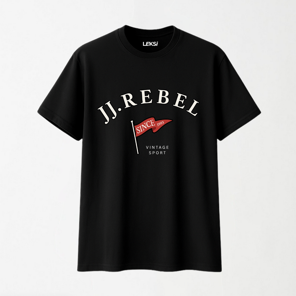 JJ REBEL - Round Neck Unisex T Shirt S - Premium Unisex Graphic T-Shirt | LEKSI Pakistan
