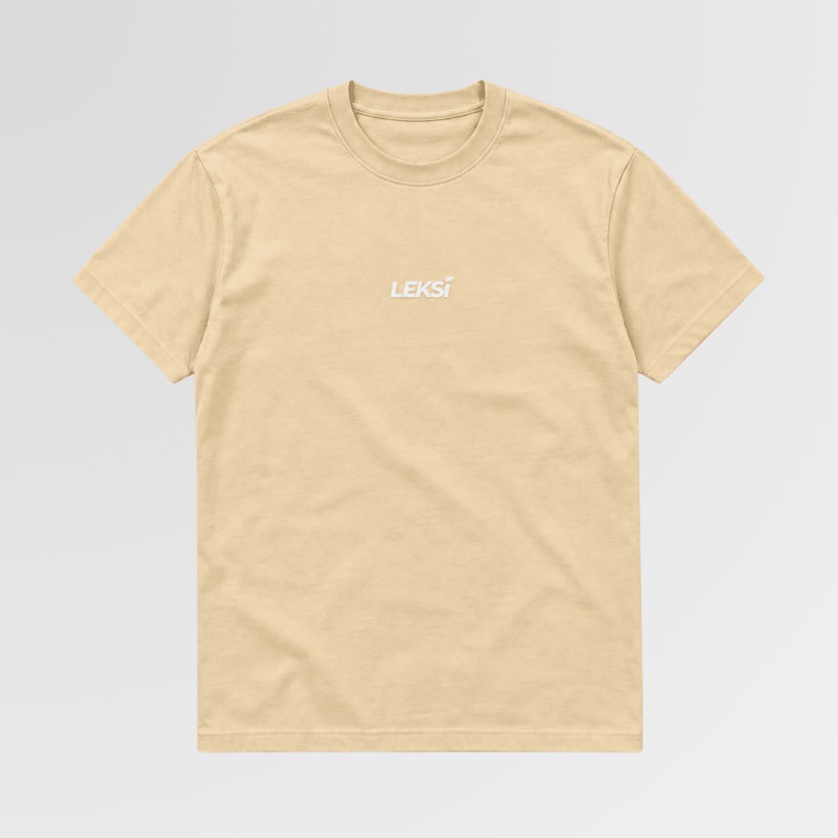 Khaki Brown - Plain Round Neck Unisex Plain T-Shirt XXS - Premium Unisex | LEKSI Pakistan