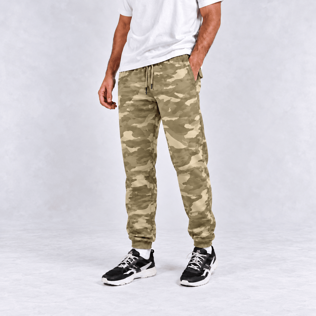 Khaki Camo Cargos XS - Premium Unisex | LEKSI Pakistan