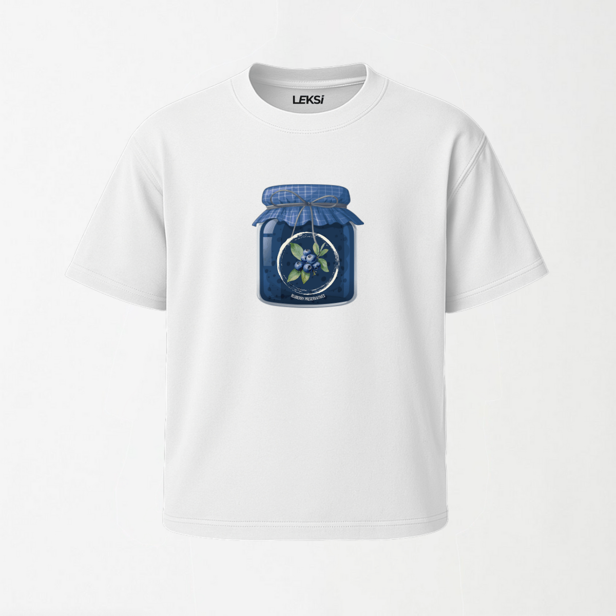 Kimchi Blue Too Perfect Blueberry Jam - Round Neck Unisex T Shirt S - Premium Unisex Graphic T-Shirt | LEKSI Pakistan