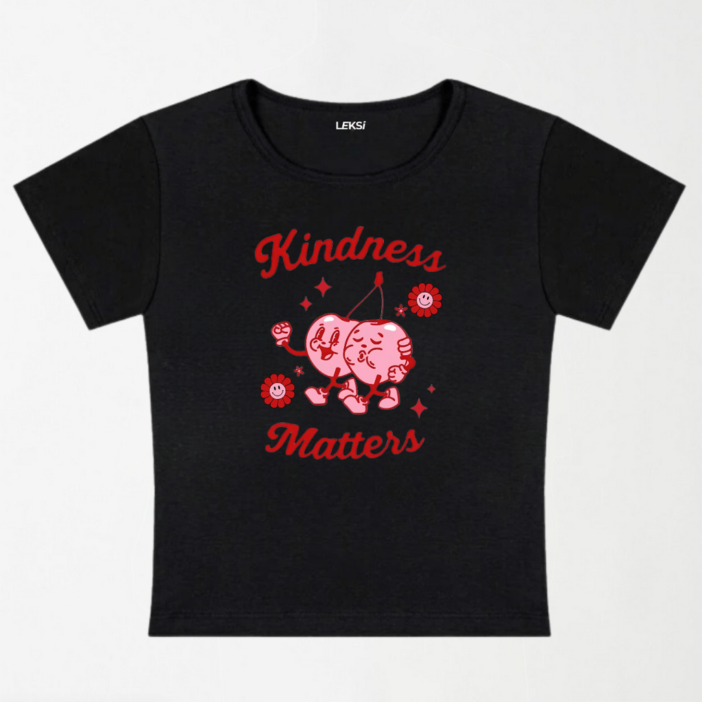 Kindness Matters Y2K Baby Tee XXS - Premium Unisex | LEKSI Pakistan