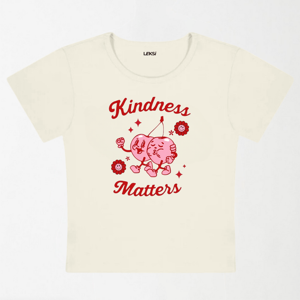Kindness Matters Y2K Baby Tee XXS - Premium Unisex | LEKSI Pakistan