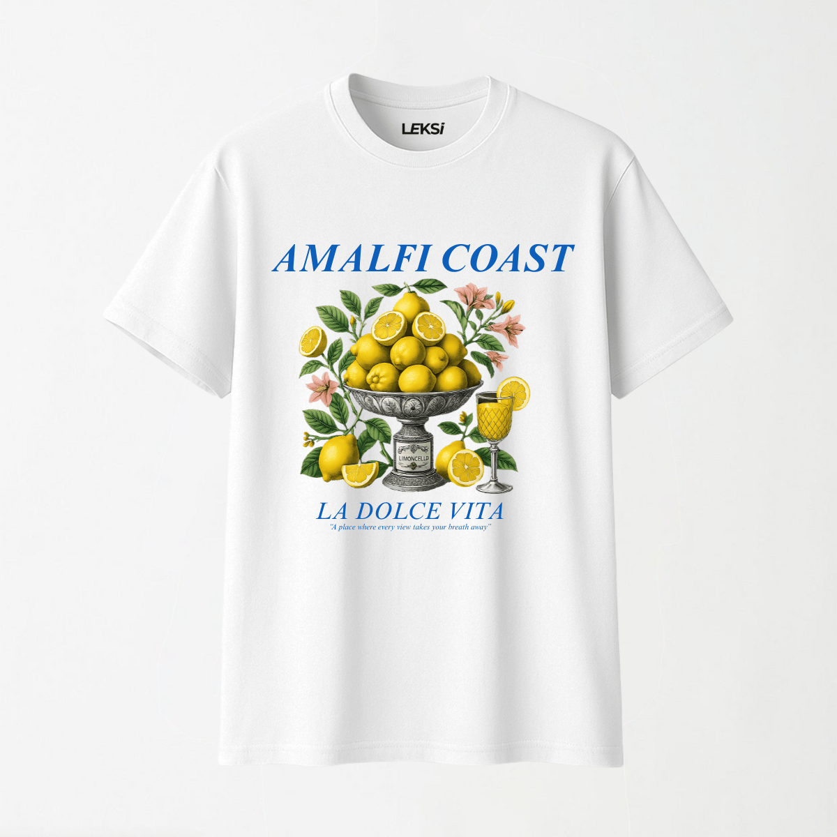 LA DOLCE VITA - Round Neck Unisex T Shirt S - Premium Unisex Graphic T-Shirt | LEKSI Pakistan