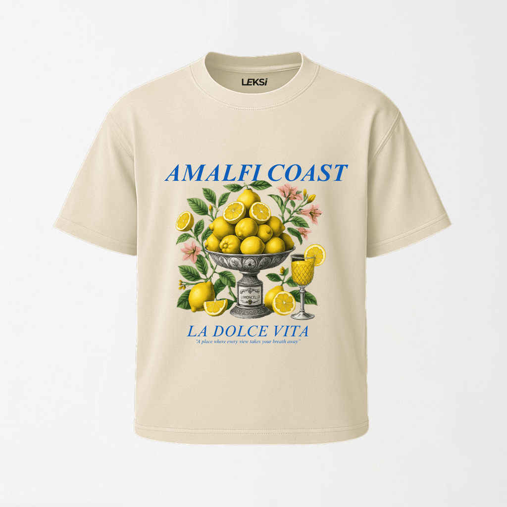 LA DOLCE VITA - Round Neck Unisex T Shirt S - Premium Unisex Graphic T-Shirt | LEKSI Pakistan