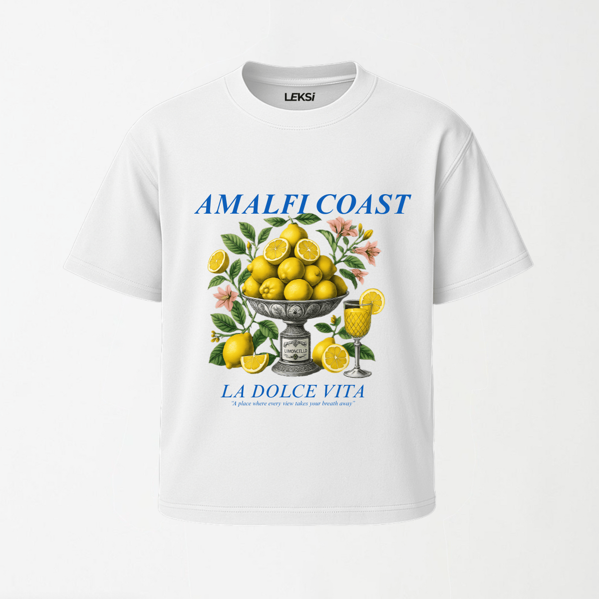 LA DOLCE VITA - Round Neck Unisex T Shirt S - Premium Unisex Graphic T-Shirt | LEKSI Pakistan