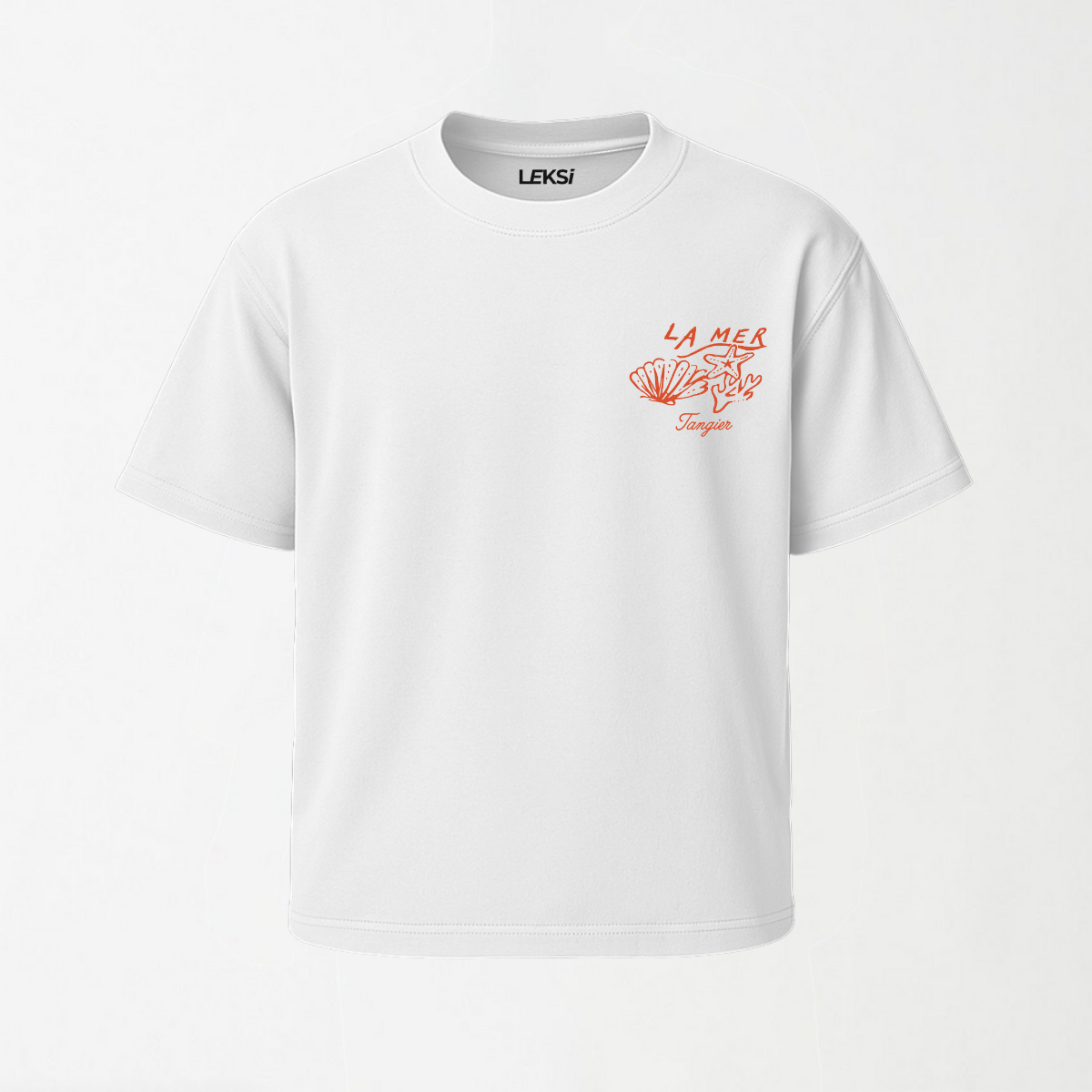 La Mer - Round Neck Unisex T Shirt S - Premium Unisex Graphic T-Shirt | LEKSI Pakistan