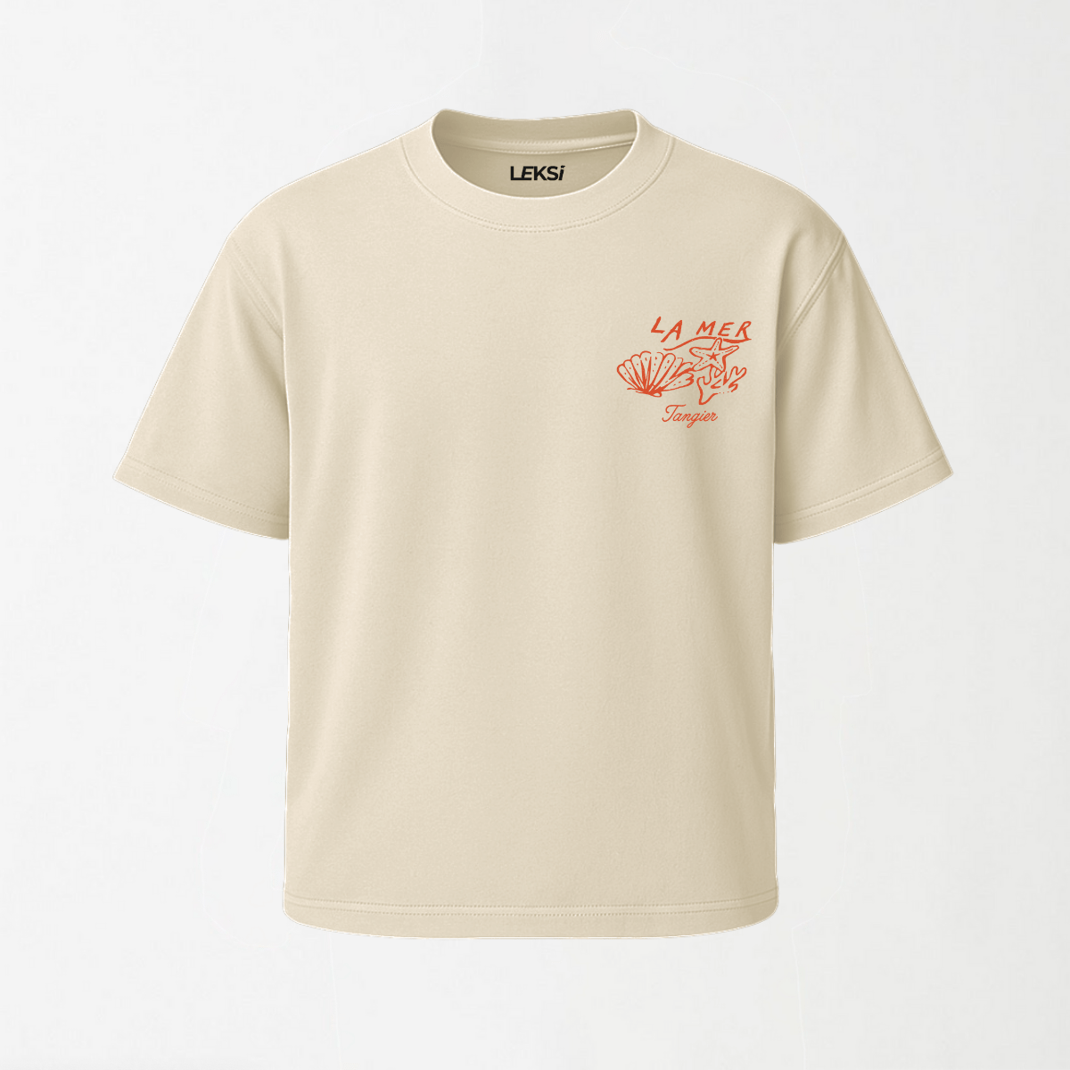 La Mer - Round Neck Unisex T Shirt S - Premium Unisex Graphic T-Shirt | LEKSI Pakistan