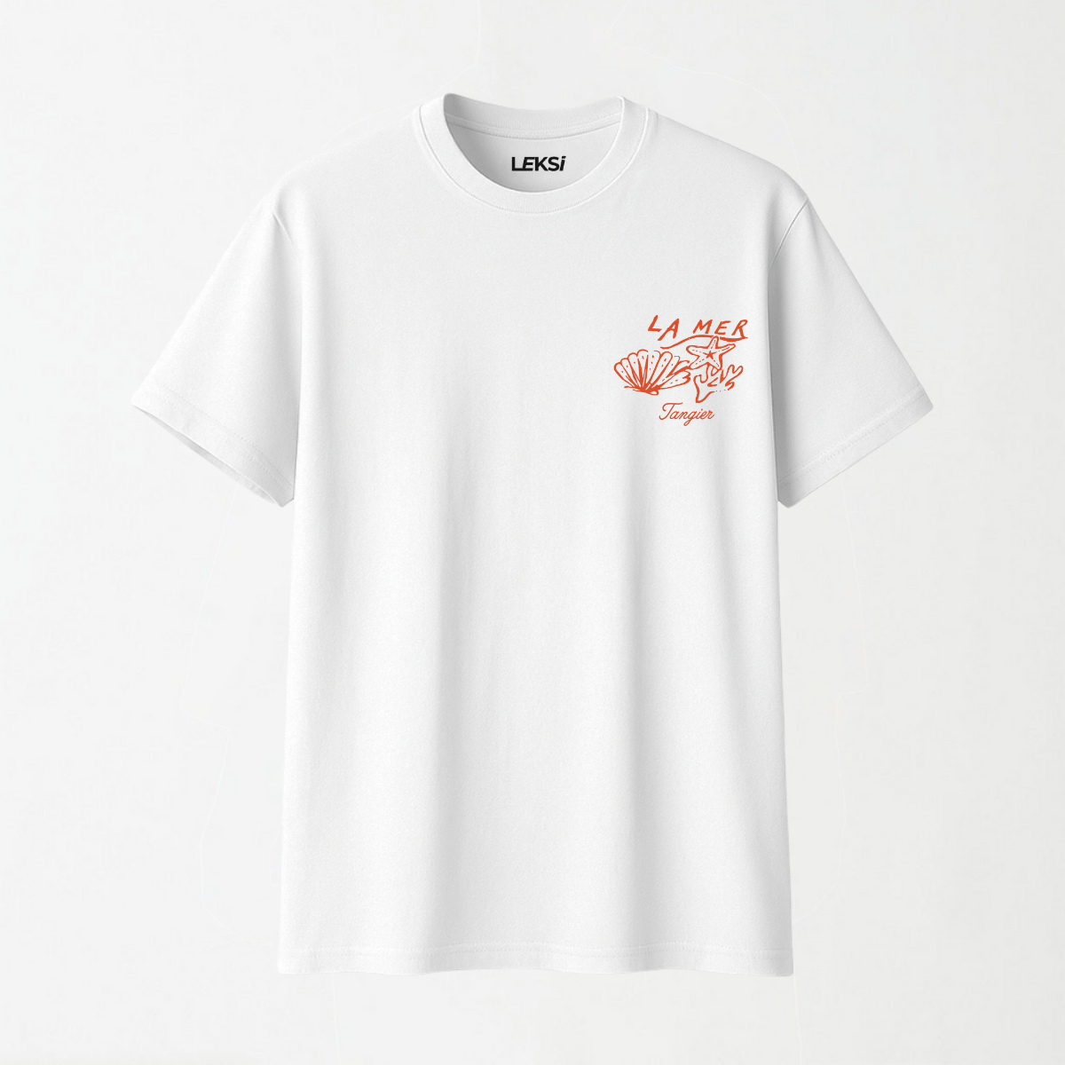 La Mer - Round Neck Unisex T Shirt S - Premium Unisex Graphic T-Shirt | LEKSI Pakistan