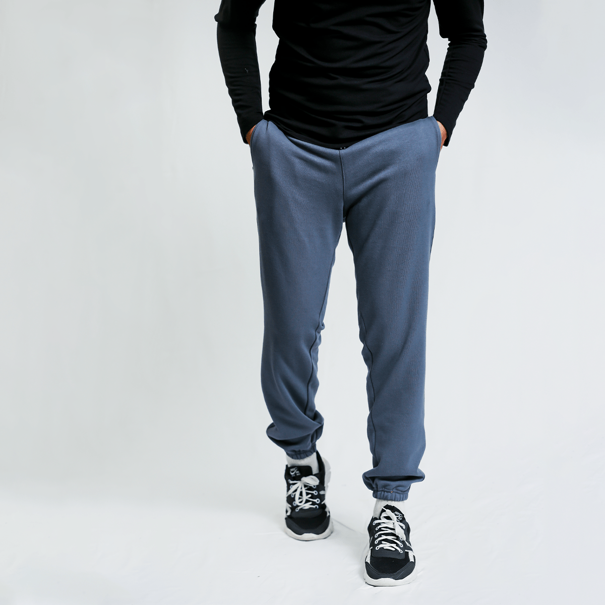 Lava Grey Unisex Terry Sweatpants (Summer - Friendly) XS - Premium Unisex Sweatpants | LEKSI Pakistan