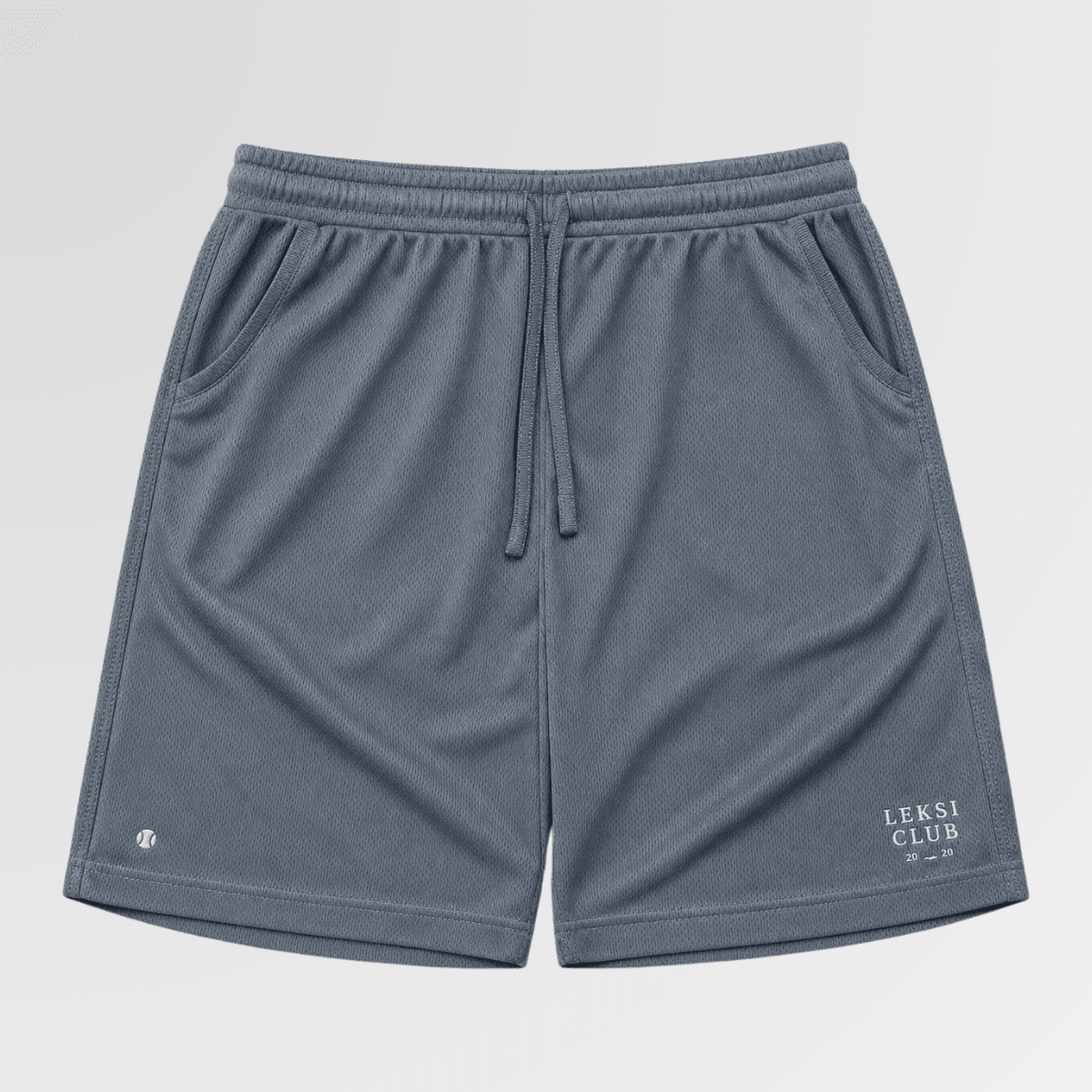 LEKSI Club Grey Sports Shorts S - Premium Unisex | LEKSI Pakistan