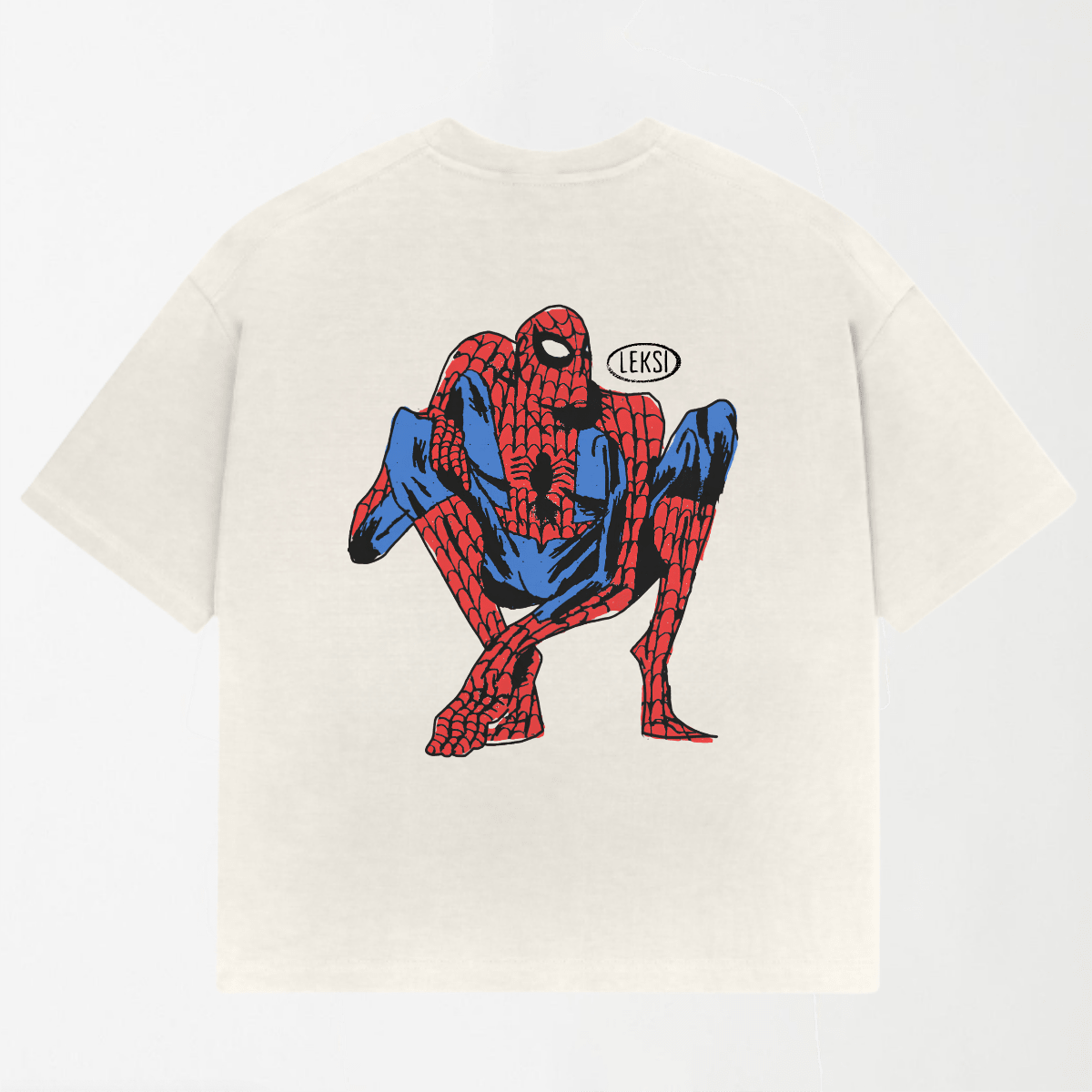 LEKSI Spider Hero Oversized Tee XS - Premium Unisex Graphic T-Shirt | LEKSI Pakistan