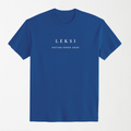LEKSI Unisex Signature T-Shirt - Sky Blue with High Density Printing S - Premium Unisex Graphic T-Shirt | LEKSI Pakistan