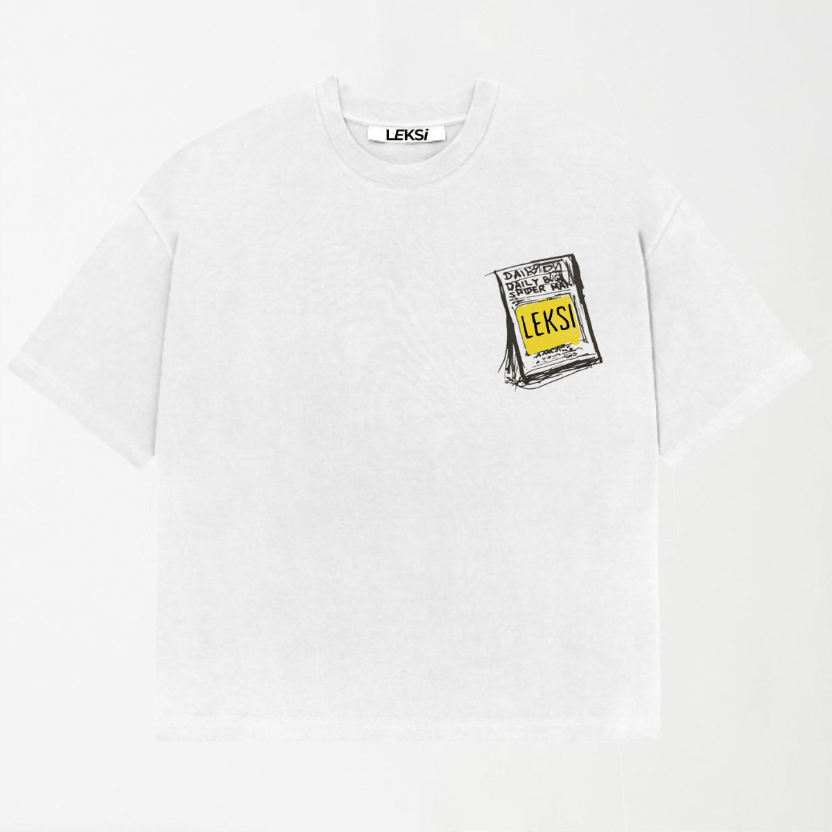 LEKSI Web Slinger 🕷️ Oversized Tee XS - Premium Unisex Graphic T-Shirt | LEKSI Pakistan